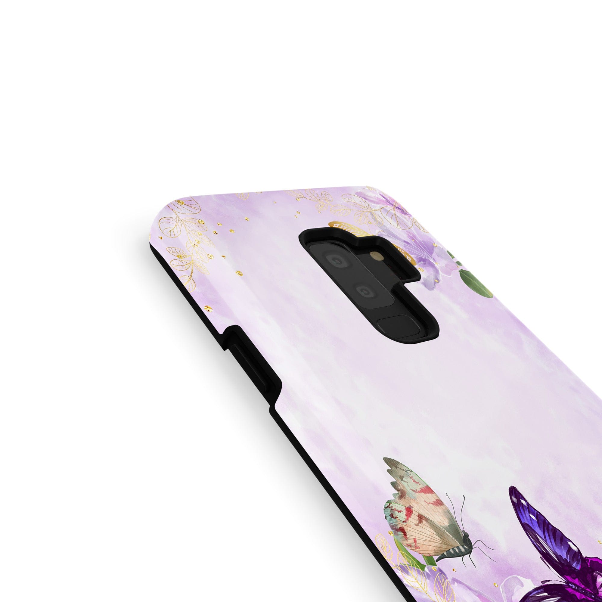 Gilded Flutters | Butterfly Samsung Case Tough for Galaxy S9 Plus 