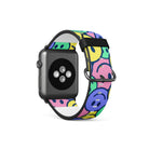 Groovy Smiles | Smiley Face Apple Watch Band for 38/40/41 mm Watch in Black