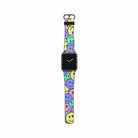 Groovy Smiles | Smiley Face Apple Watch Band for 38/40/41 mm Watch in Black