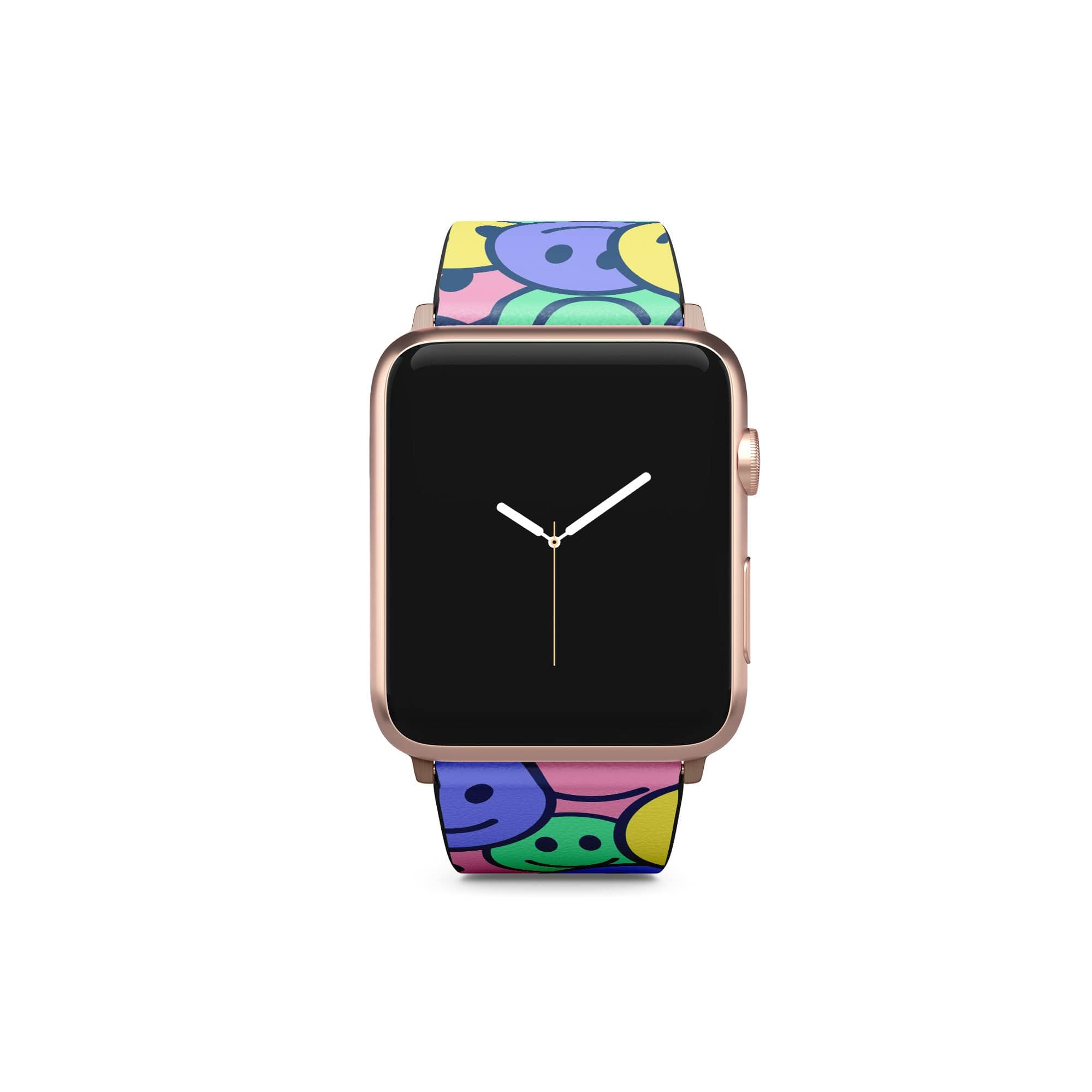 Groovy Smiles | Smiley Face Apple Watch Band for 38/40/41 mm Watch in Rose Gold