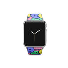 Groovy Smiles | Smiley Face Apple Watch Band for 38/40/41 mm Watch in Silver