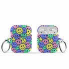 Groovy Smiles | Smiley Face Apple AirPods Case for AirPods 1&2 Silver