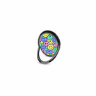 Groovy Smiles | Smiley Face Ring Holder in Black