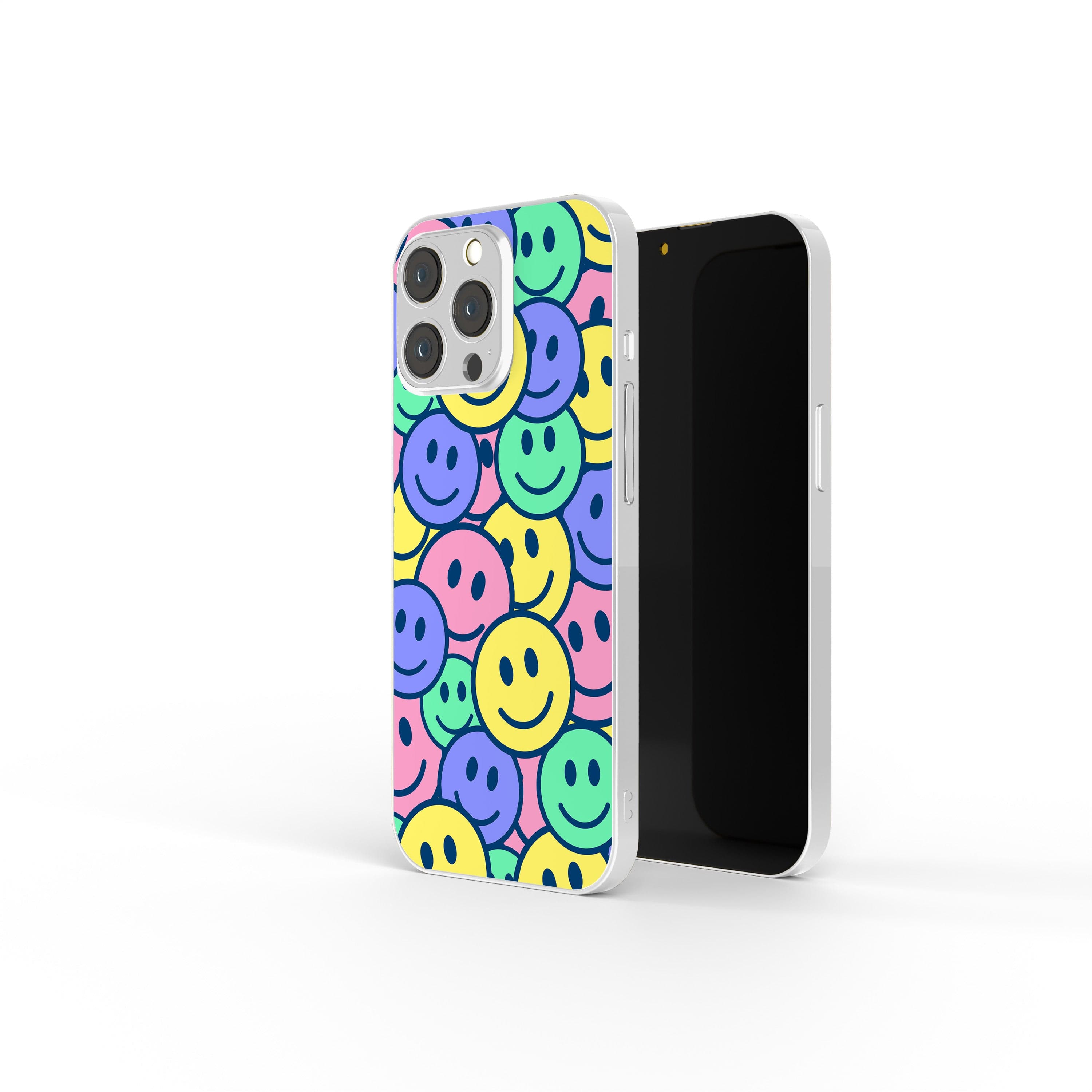 Groovy Smiles | Smiley Face Precious Metals Case in Silver