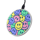 Groovy Smiles | Smiley Face Wireless Charging Pad in Silver