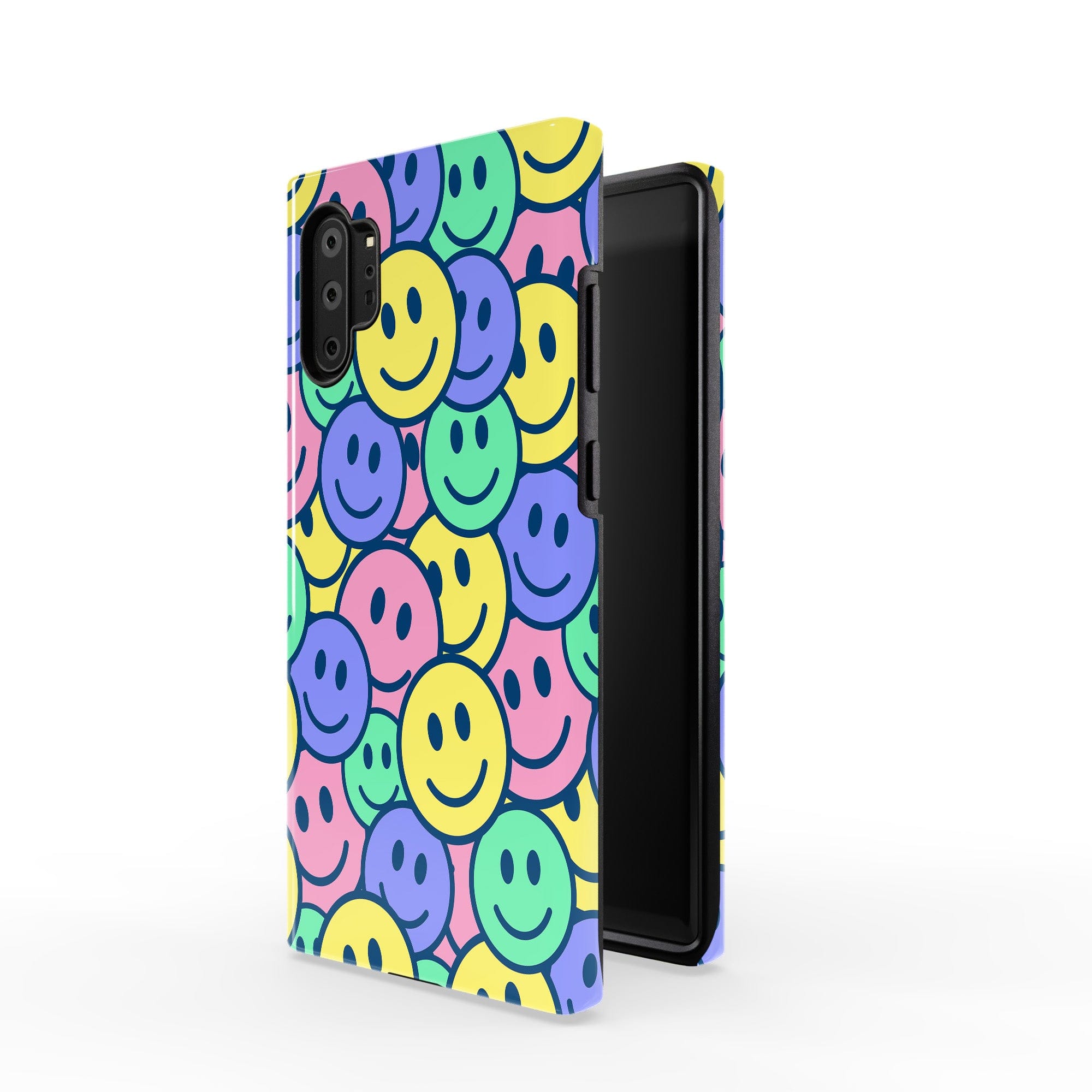 Groovy Smiles | Smiley Face Samsung Case Tough for Galaxy Note 10 Plus 