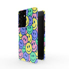 Groovy Smiles | Smiley Face Samsung Case Slim for Galaxy S21 Ultra