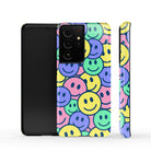 Groovy Smiles | Smiley Face Samsung Case Tough for Galaxy S21 Ultra