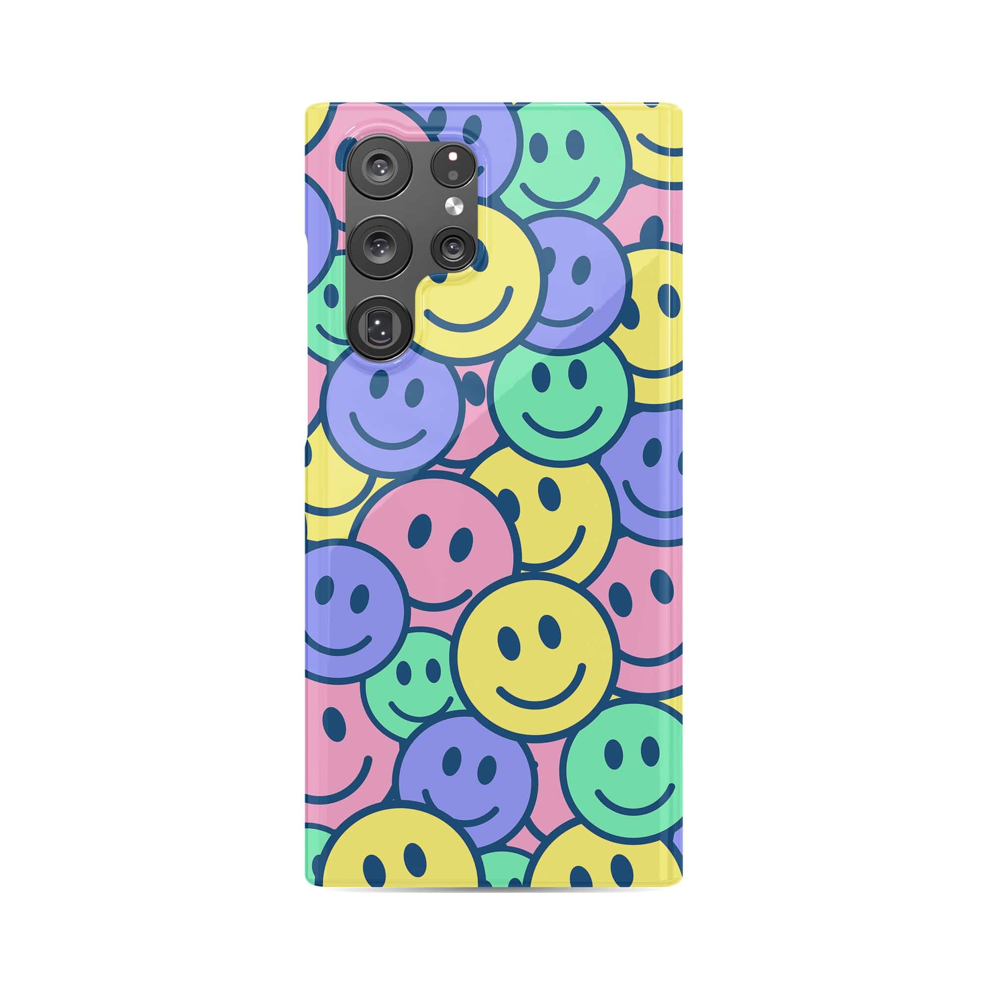 Groovy Smiles | Smiley Face Samsung Case Slim for Galaxy S22 Ultra