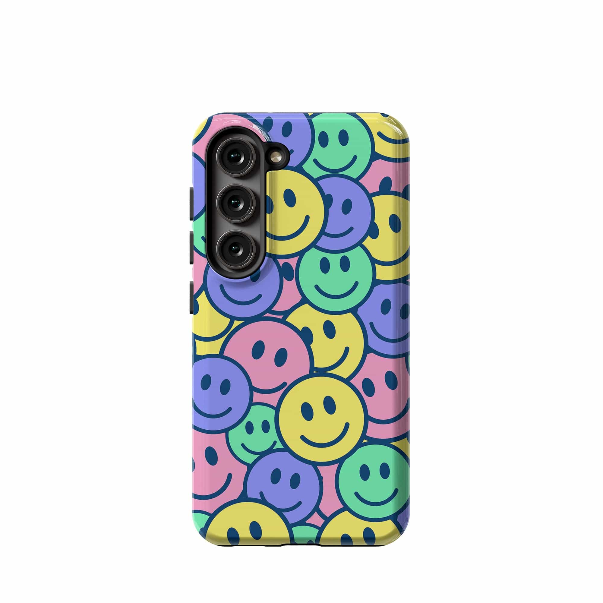 Groovy Smiles | Smiley Face Samsung Case Tough for Galaxy S23 Ultra