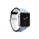 Into the Light | Tie Dye Apple Watch Band for 38/40/41 mm Watch in Silver