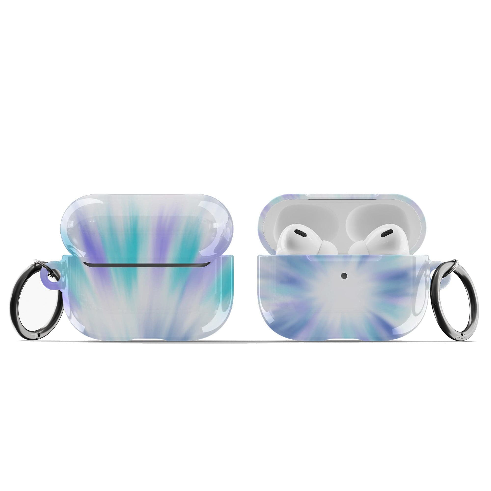 Into the Light | Tie Dye Apple AirPods Case for AirPods 3 & AirPods Pro 1&2 Black