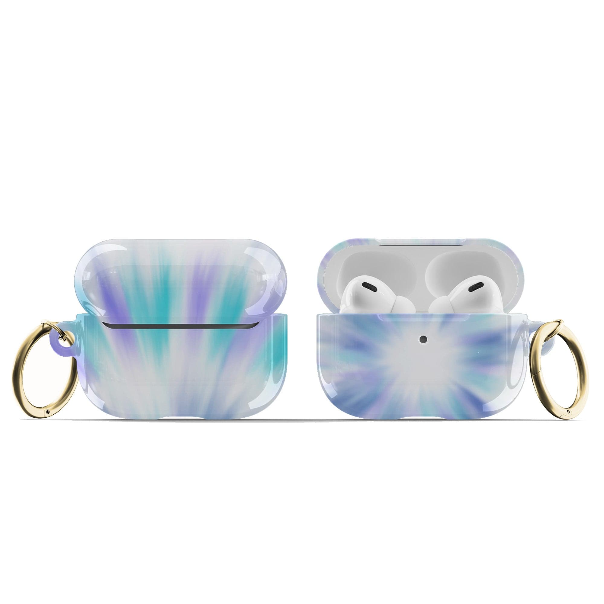 Into the Light | Tie Dye Apple AirPods Case for AirPods 3 & AirPods Pro 1&2 Gold