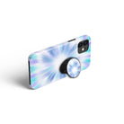 Into the Light | Tie Dye Foldable Phone Grip in Black