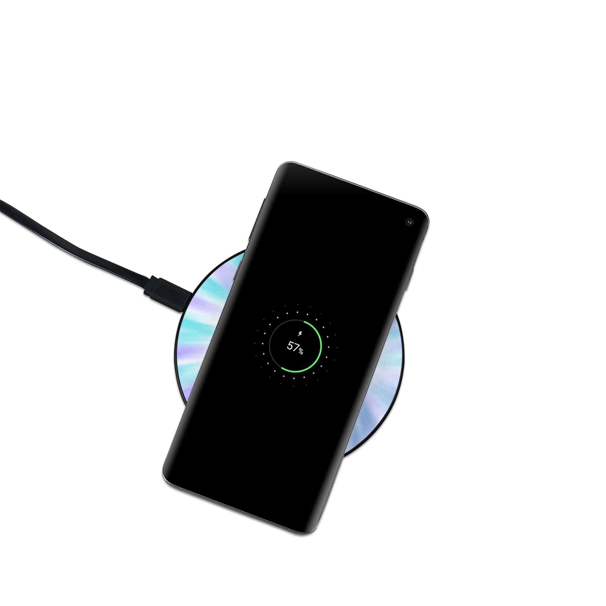 Into the Light | Tie Dye Wireless Charging Pad in Black