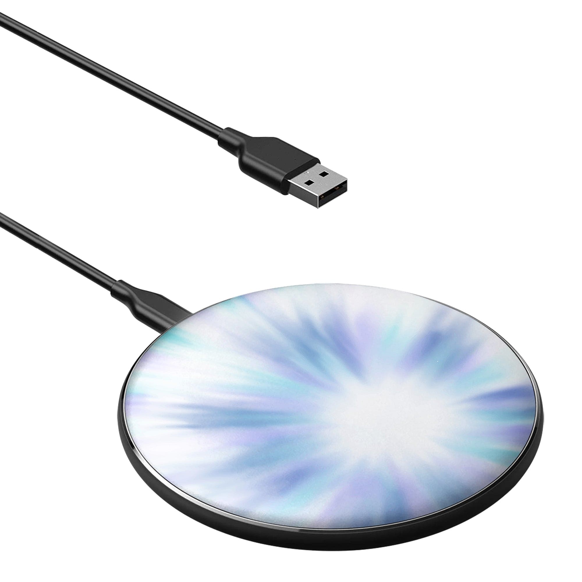 Into the Light | Tie Dye Wireless Charging Pad in Black