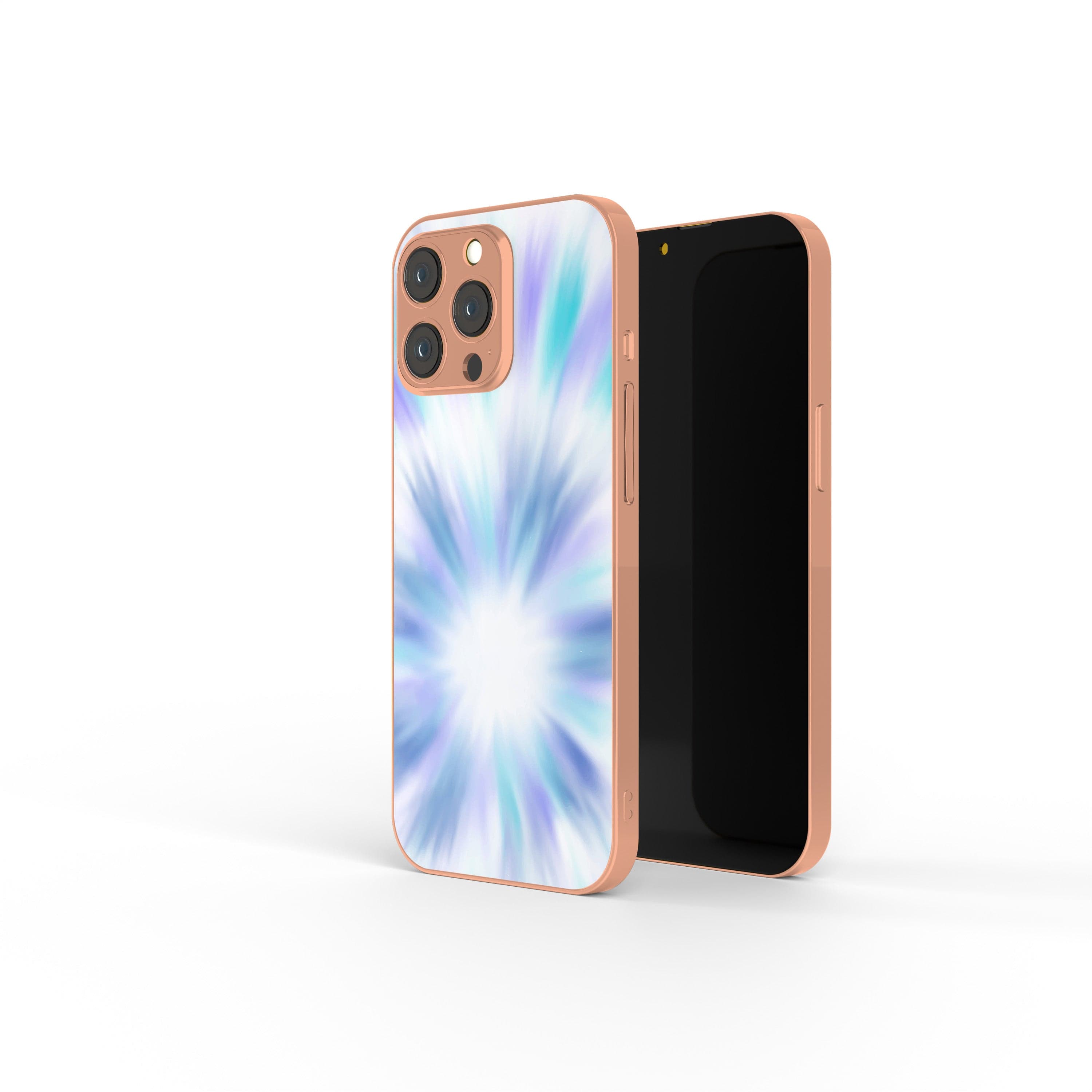 Into the Light | Tie Dye Precious Metals Case in Rose Gold