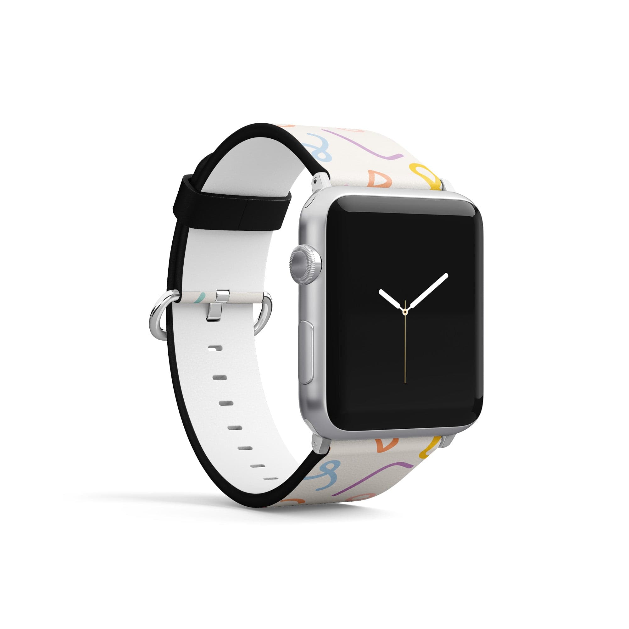 It's a Party | Confetti Pattern Apple Watch Band for 38/40/41 mm Watch in Silver