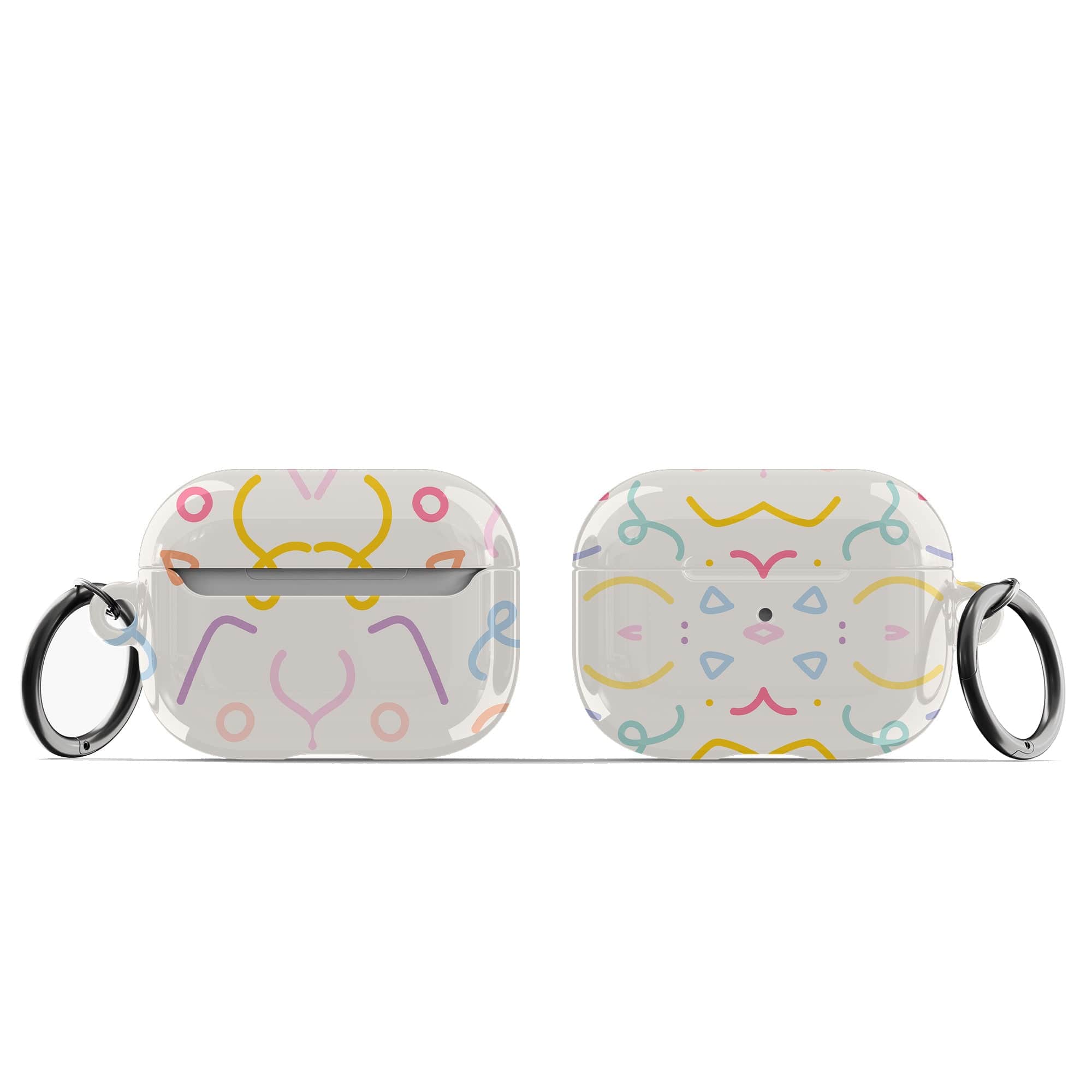 It's a Party | Confetti Pattern Apple AirPods Case for AirPods 3 & AirPods Pro 1&2 Black