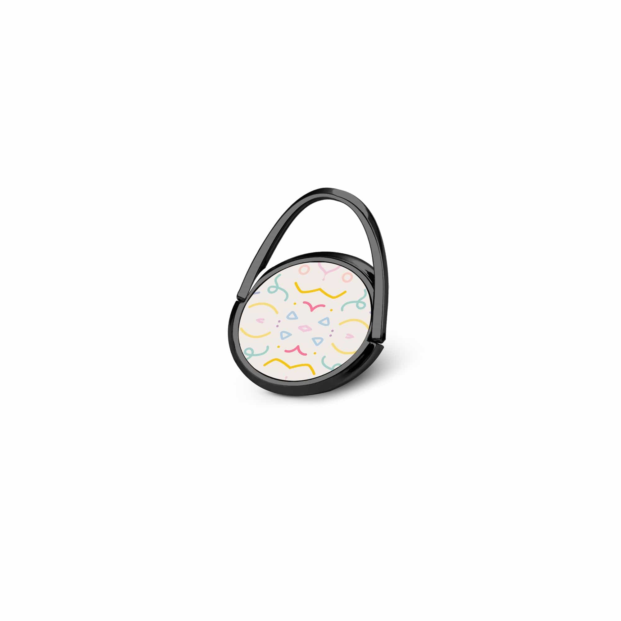 It's a Party | Confetti Pattern Ring Holder in Black