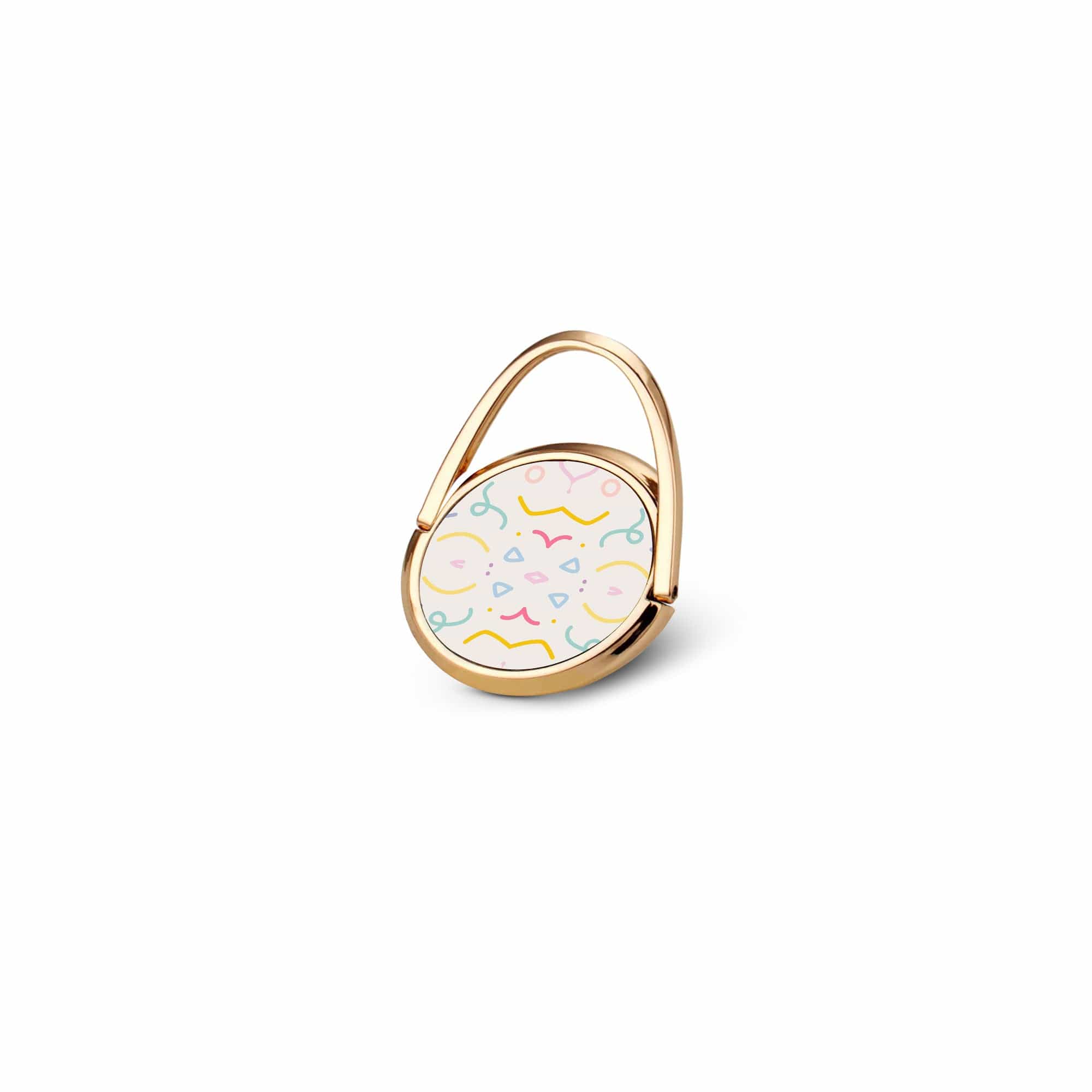 It's a Party | Confetti Pattern Ring Holder in Gold