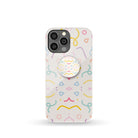 It's a Party | Confetti Pattern Foldable Phone Grip in White