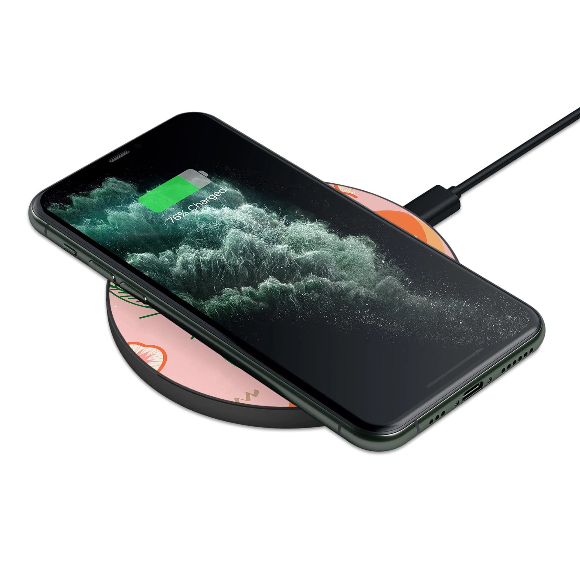 Just Peachy | Peaches Wireless Charging Pad in Black