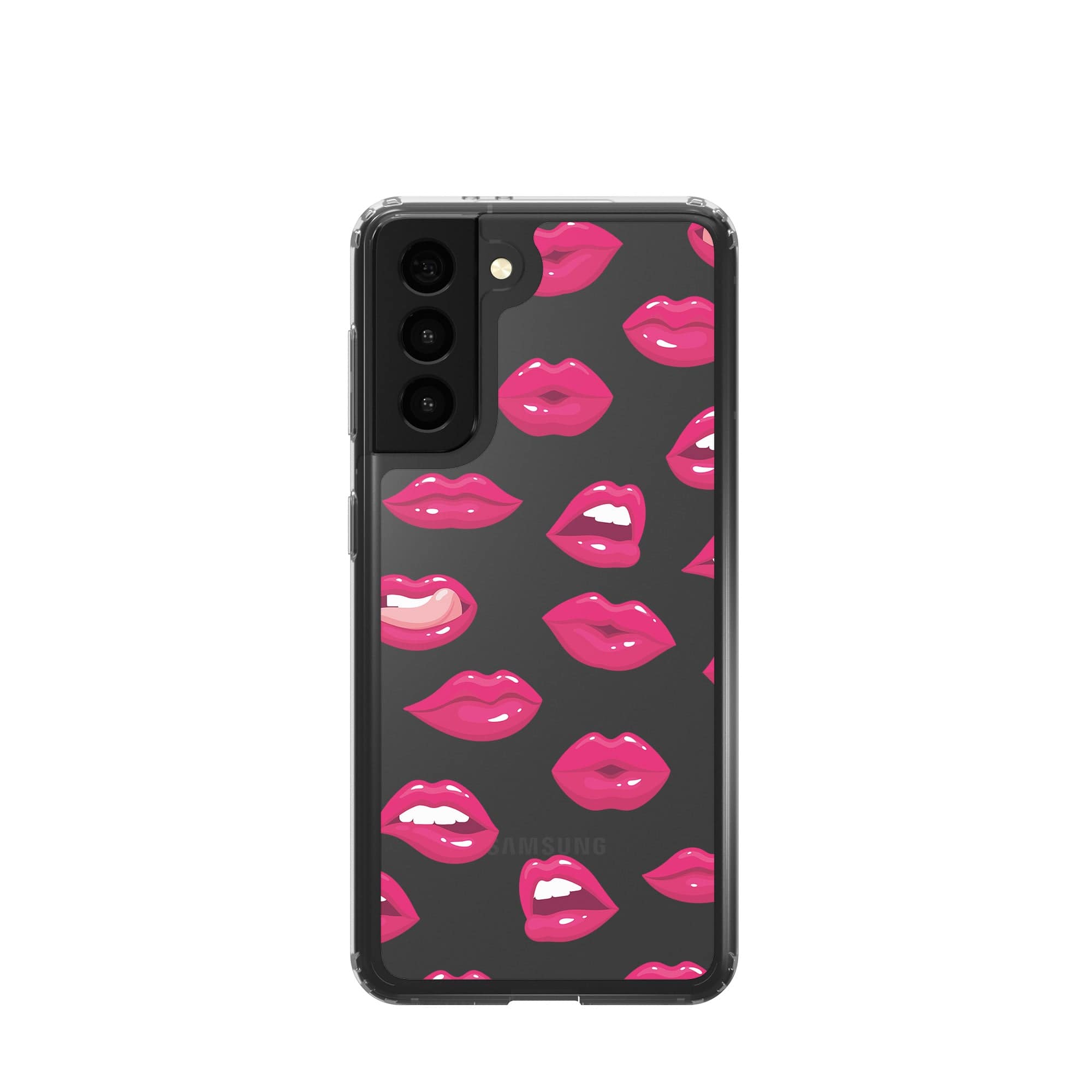 Kissable! | Lips Samsung Case Clear for Galaxy S21 