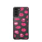 Kissable! | Lips Samsung Case Clear for Galaxy S21 Plus