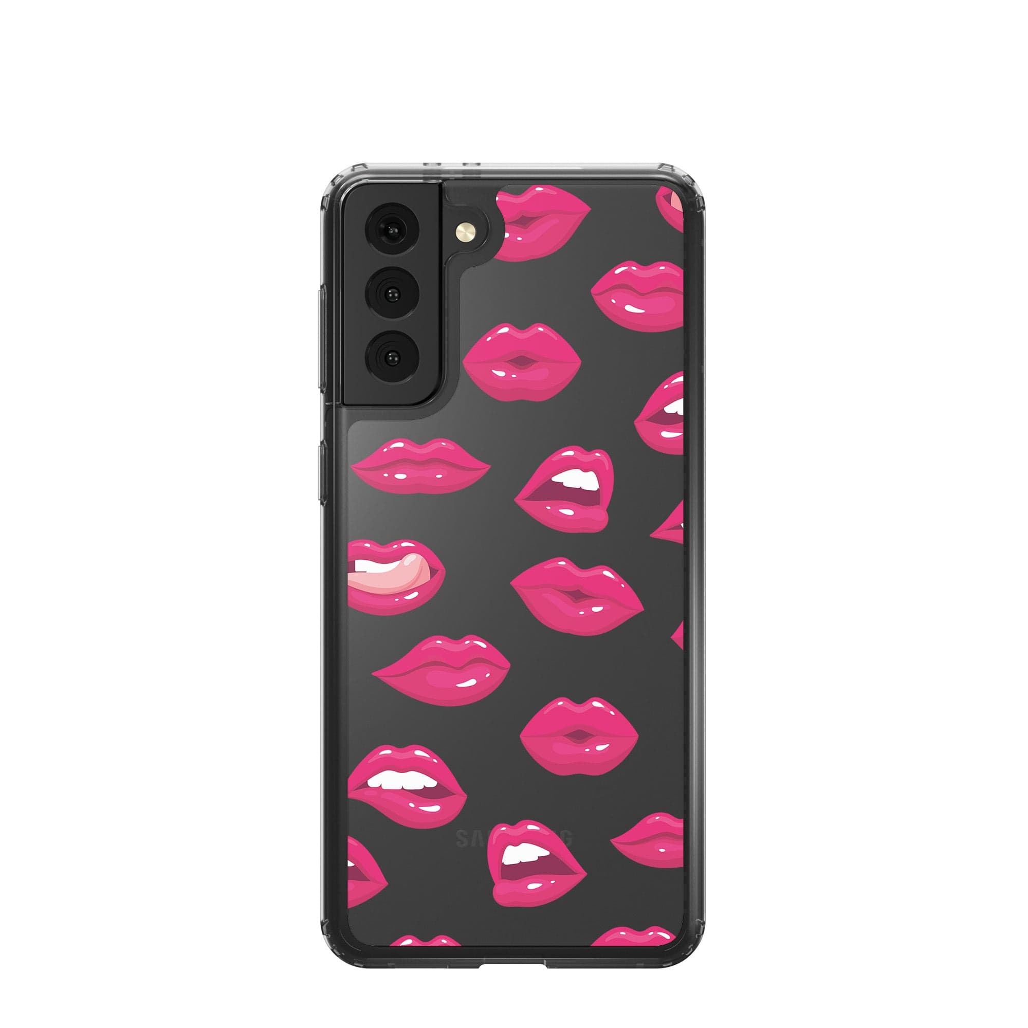 Kissable! | Lips Samsung Case Clear for Galaxy S21 Plus