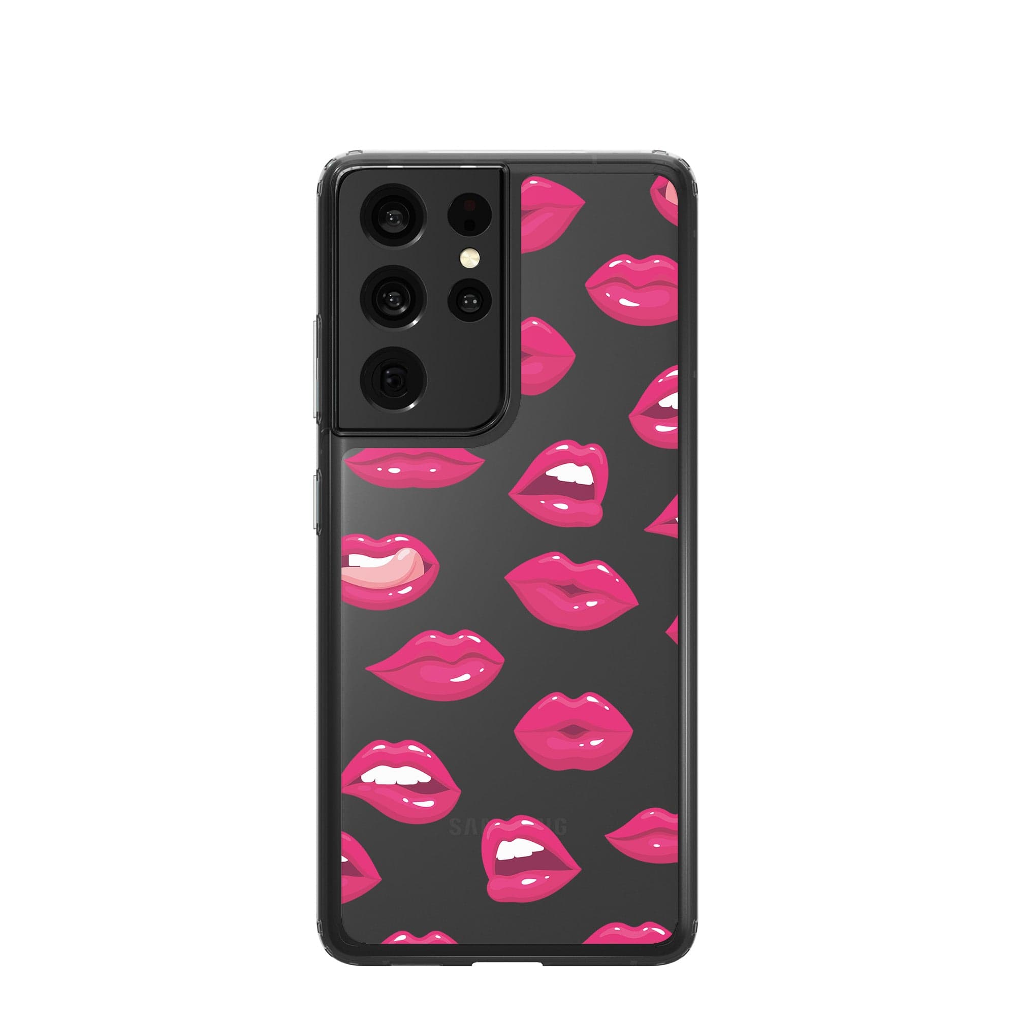 Kissable! | Lips Samsung Case Clear for Galaxy S21 Ultra