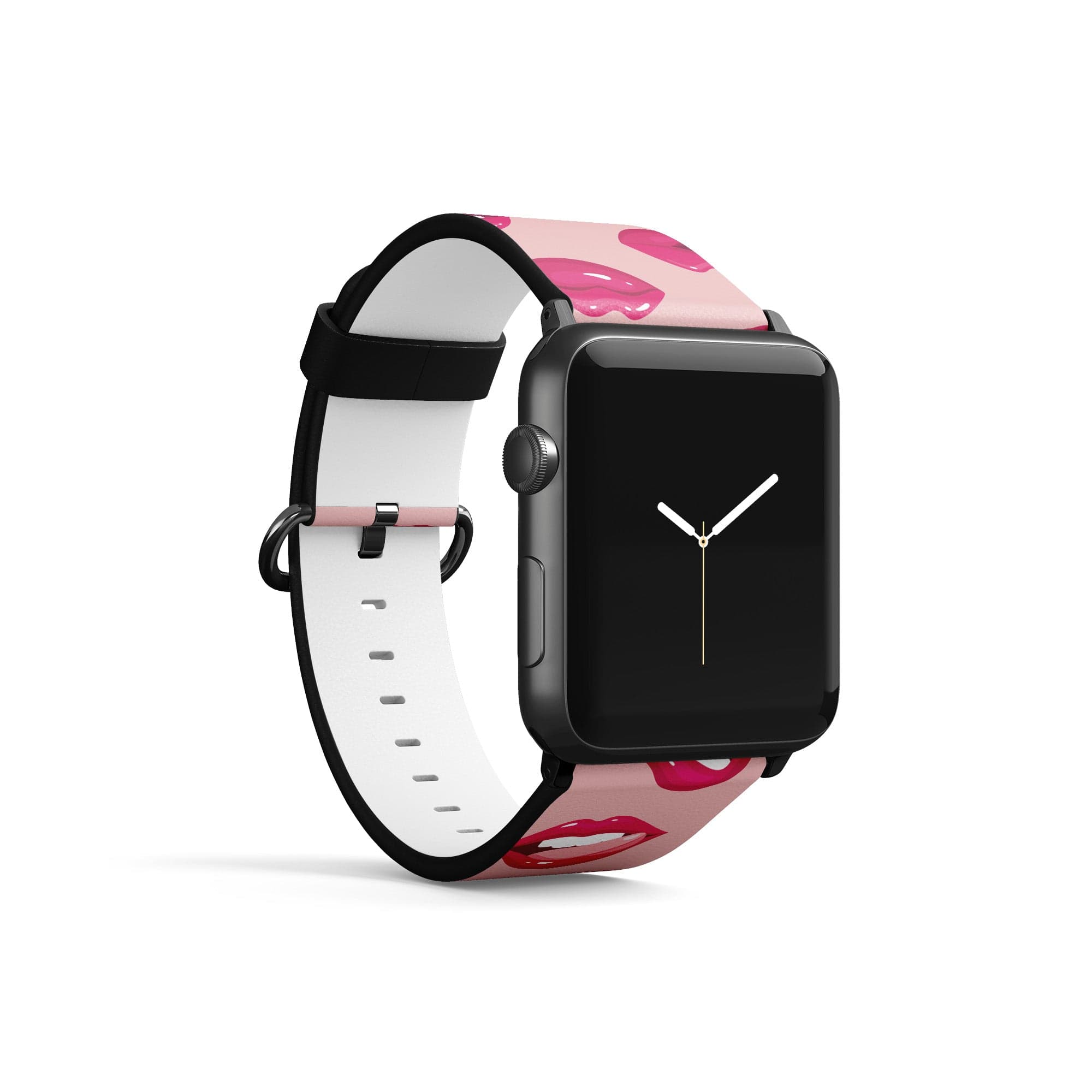 Kissable! | Lips Apple Watch Band for 38/40/41 mm Watch in Black