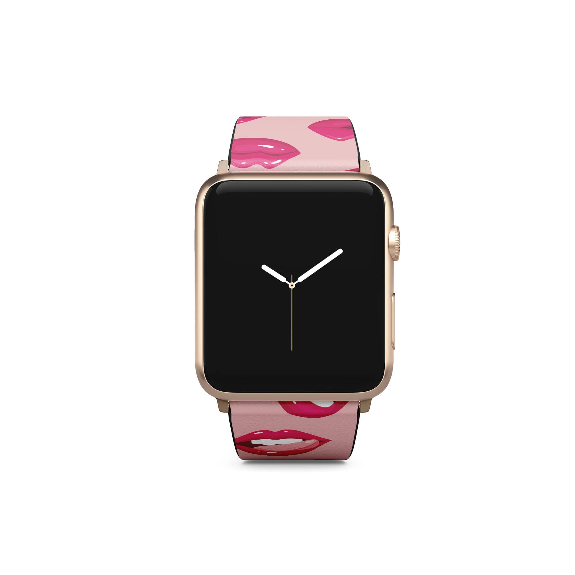 Kissable! | Lips Apple Watch Band for 38/40/41 mm Watch in Gold