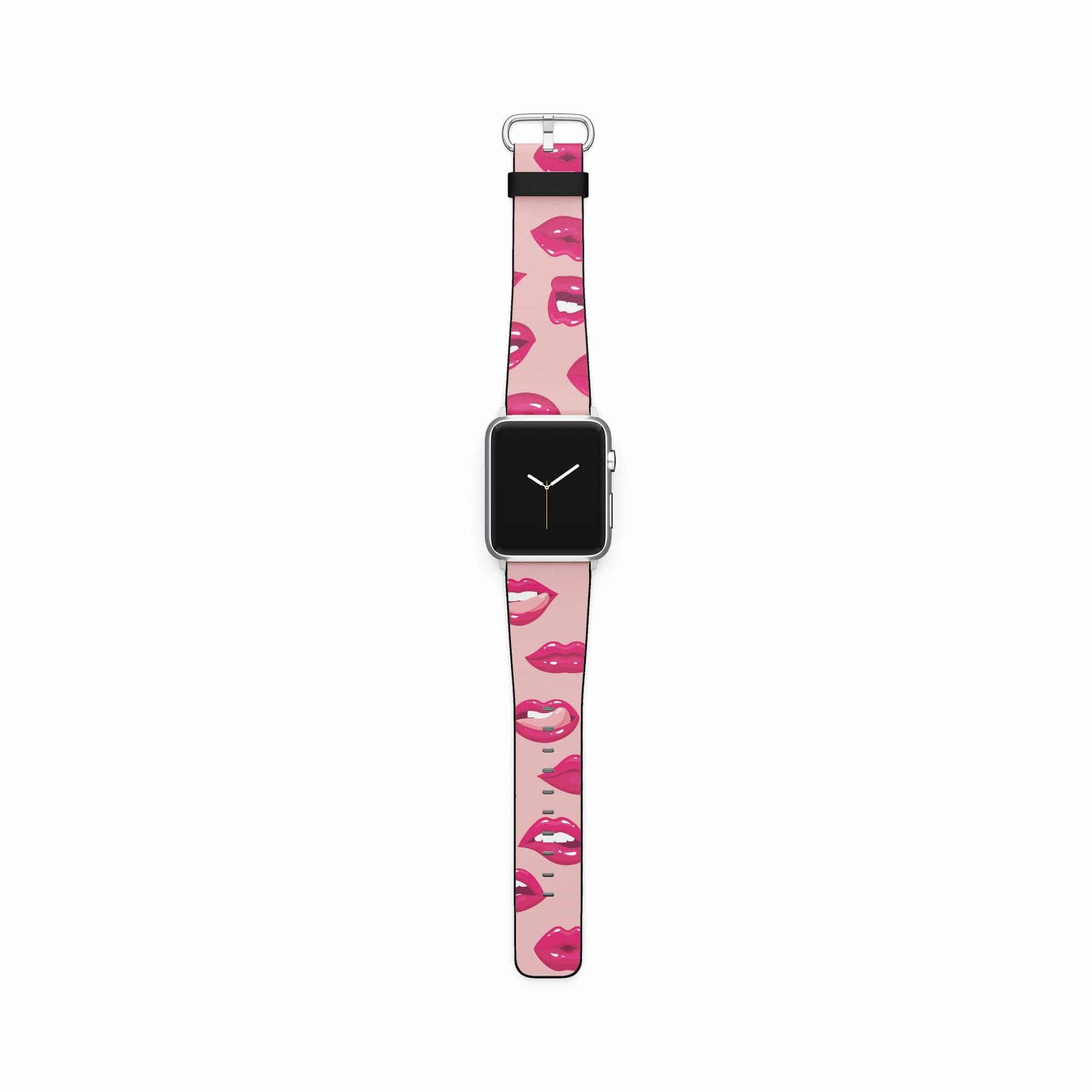 Kissable! | Lips Apple Watch Band for 38/40/41 mm Watch in Silver