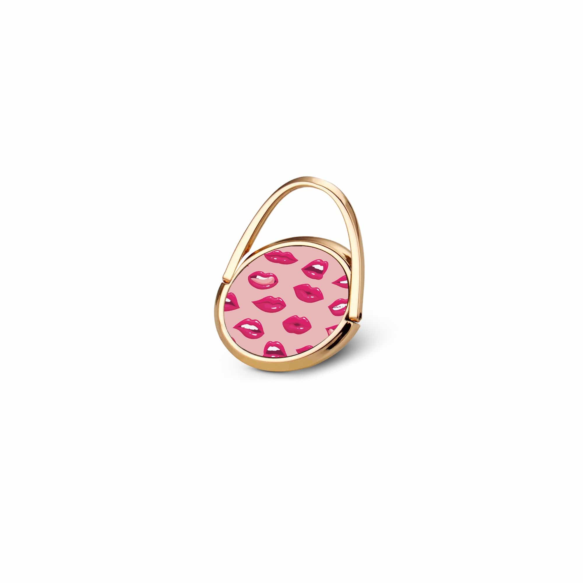 Kissable! | Lips Ring Holder in Gold