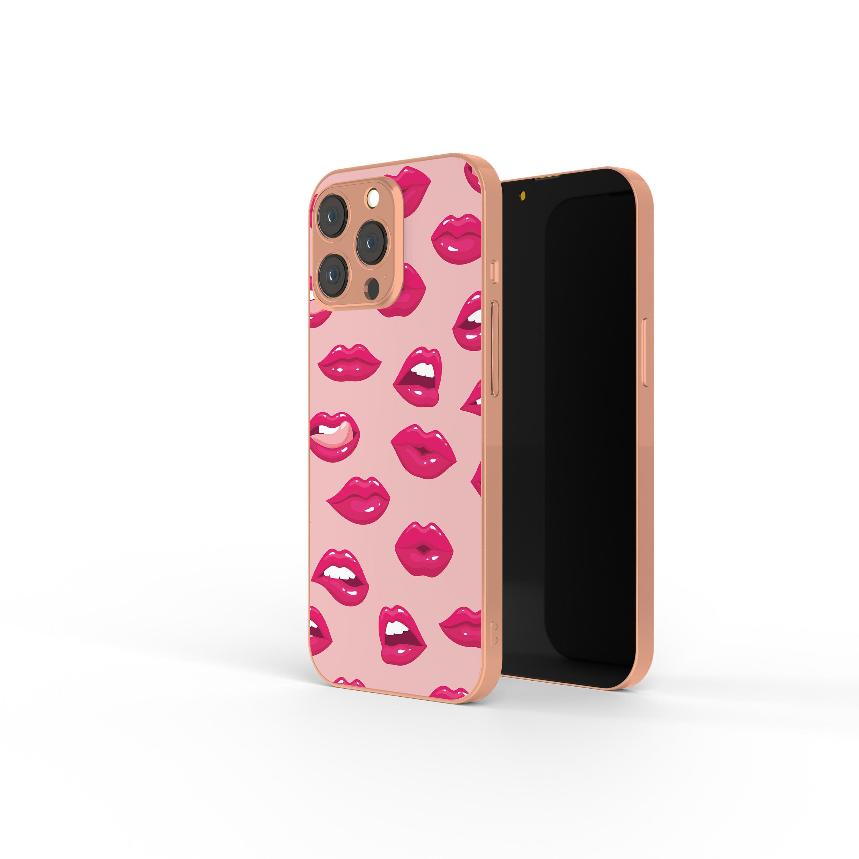 Kissable! | Lips Precious Metals Case in Rose Gold