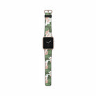 Laying in the Shade | Tropical Leaves Floral Apple Watch Band for 38/40/41 mm Watch in Rose Gold