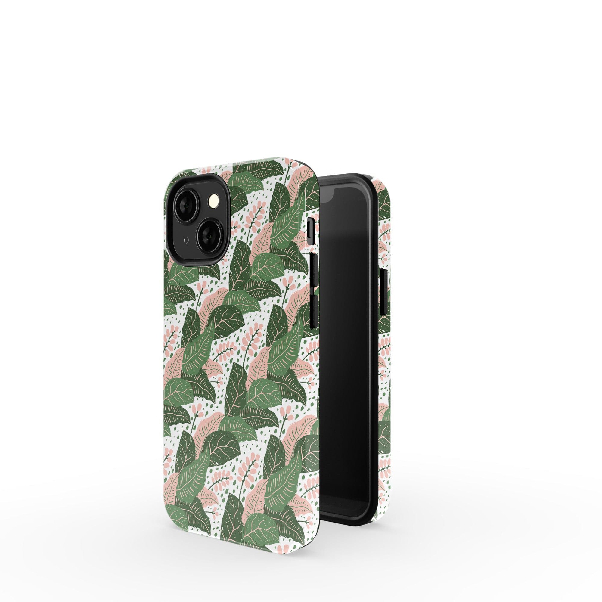 Laying in the Shade | Tropical Leaves Floral Case Tough for iPhone XR