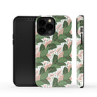 Laying in the Shade | Tropical Leaves Floral Case Tough for iPhone 13 Pro