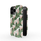 Laying in the Shade | Tropical Leaves Floral Case Slim for iPhone 13 Mini