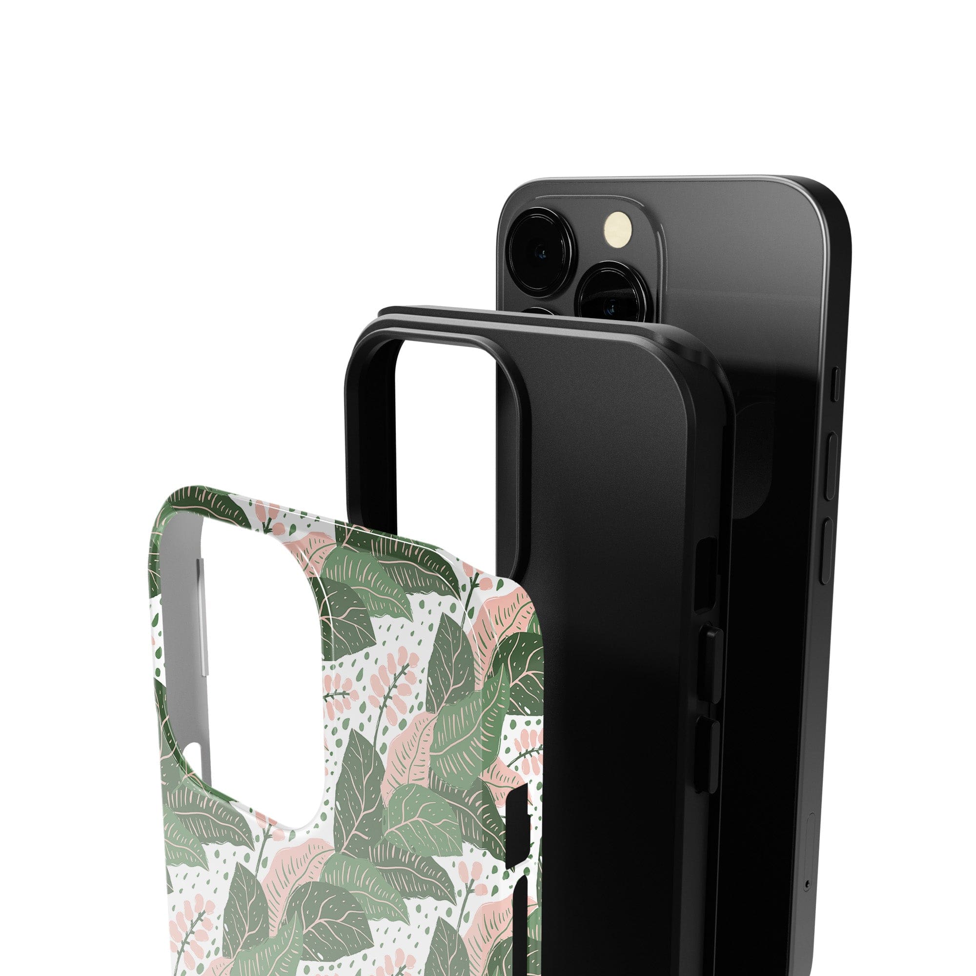 Laying in the Shade | Tropical Leaves Floral Case Tough for iPhone 12 Pro