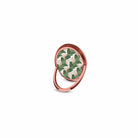 Laying in the Shade | Tropical Leaves Floral Ring Holder in Rose Gold