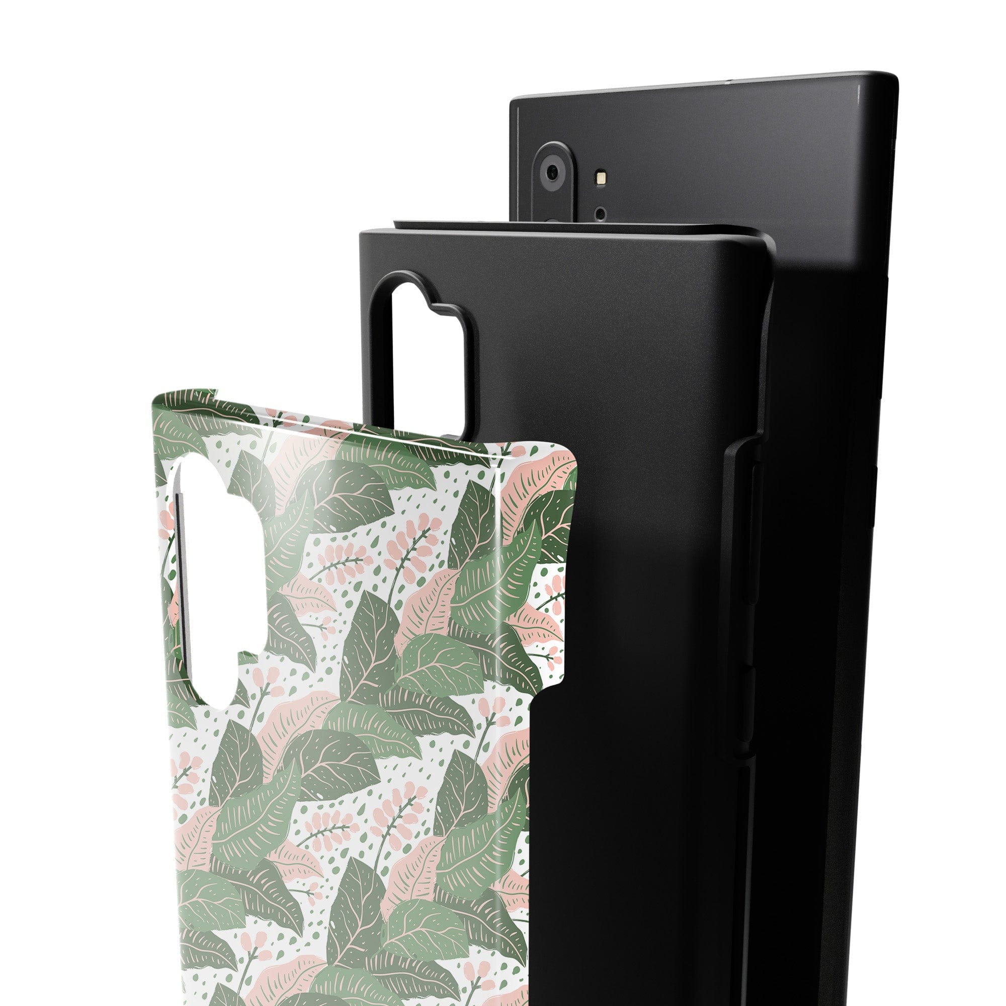 Laying in the Shade | Tropical Leaves Floral Samsung Case Tough for Galaxy Note 10 Plus 