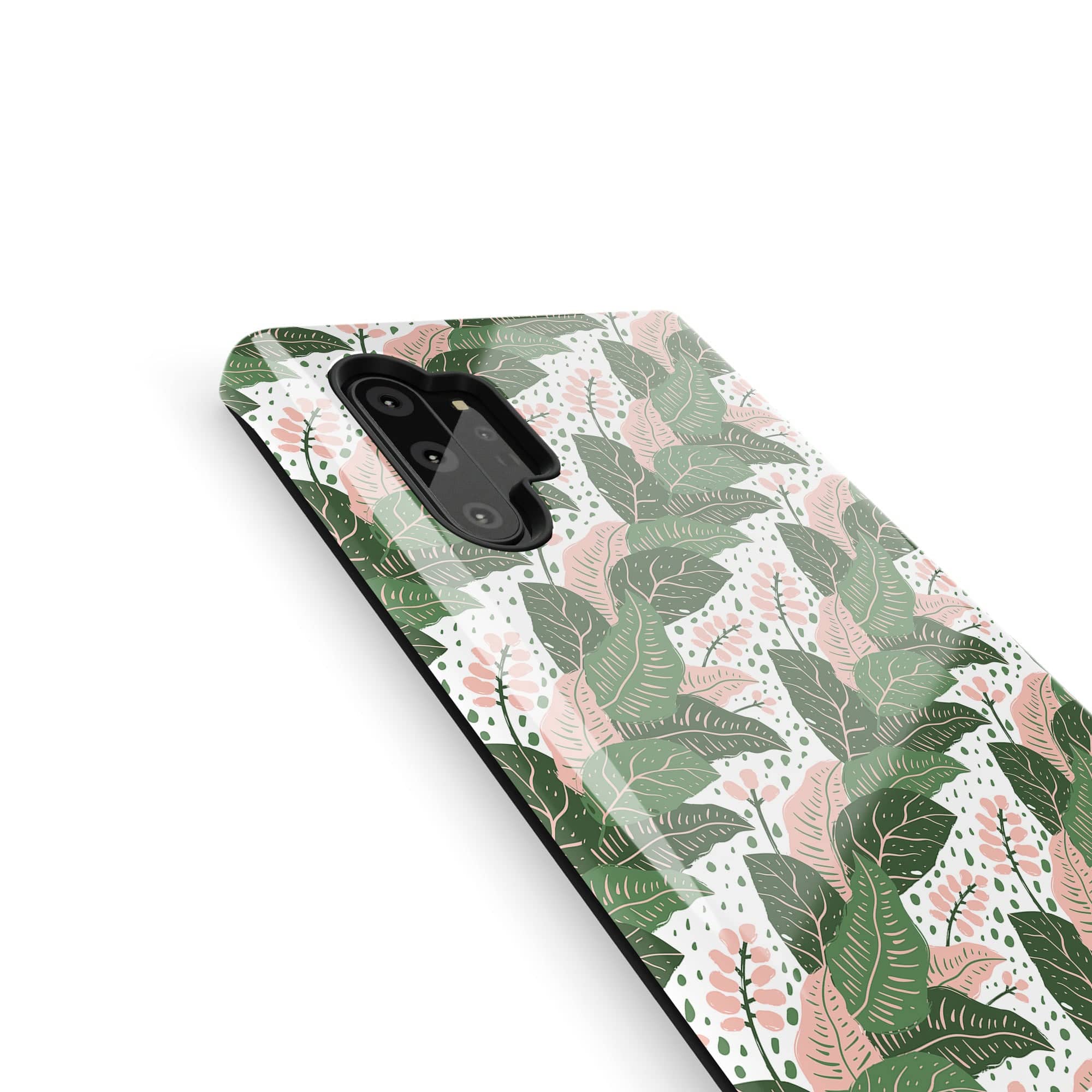 Laying in the Shade | Tropical Leaves Floral Samsung Case Tough for Galaxy Note 10 Plus 