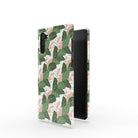 Laying in the Shade | Tropical Leaves Floral Samsung Case Slim for Galaxy Note 10 