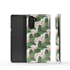 Laying in the Shade | Tropical Leaves Floral Samsung Case Tough for Galaxy Note 10 