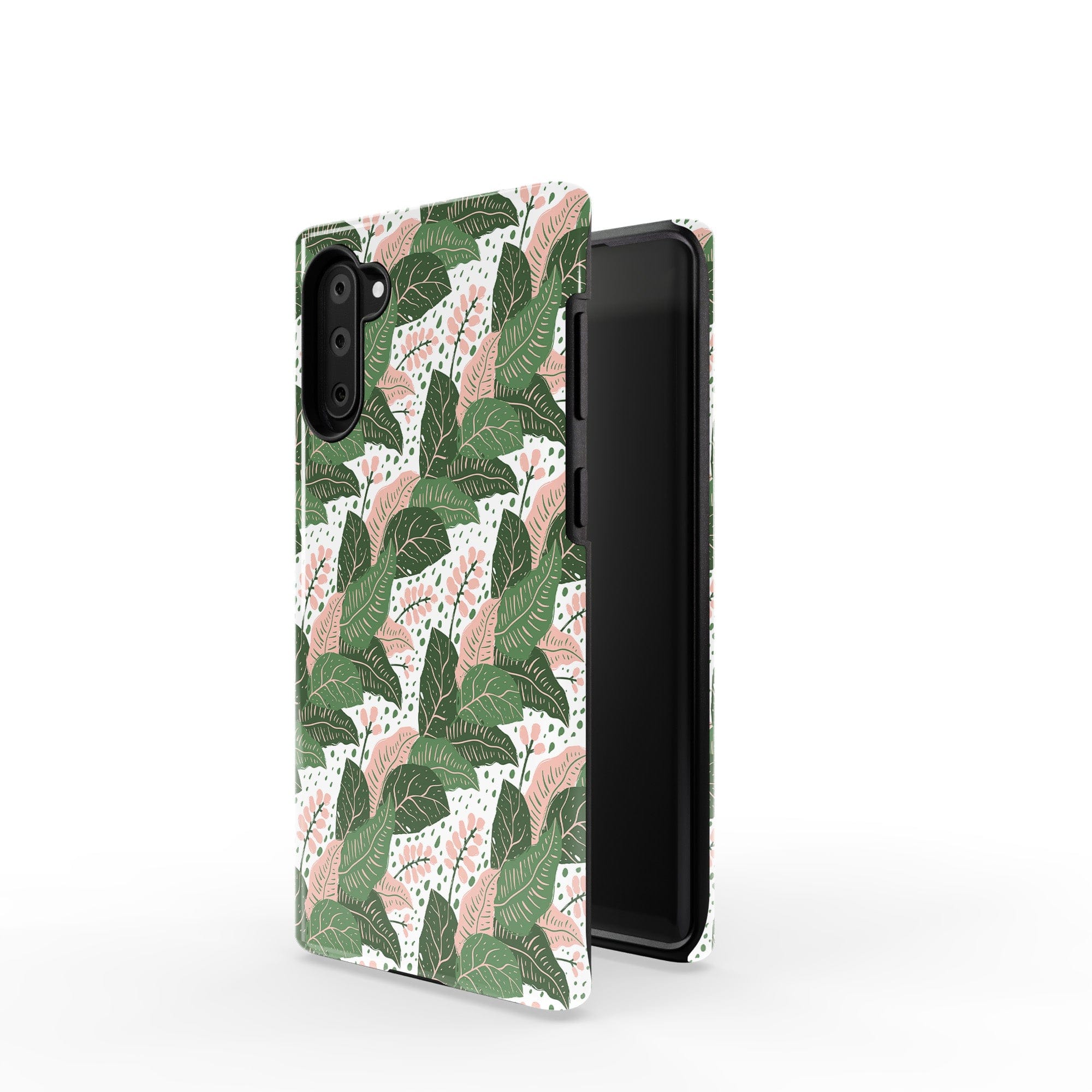 Laying in the Shade | Tropical Leaves Floral Samsung Case Tough for Galaxy Note 10 