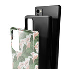 Laying in the Shade | Tropical Leaves Floral Samsung Case Tough for Galaxy Note 20 