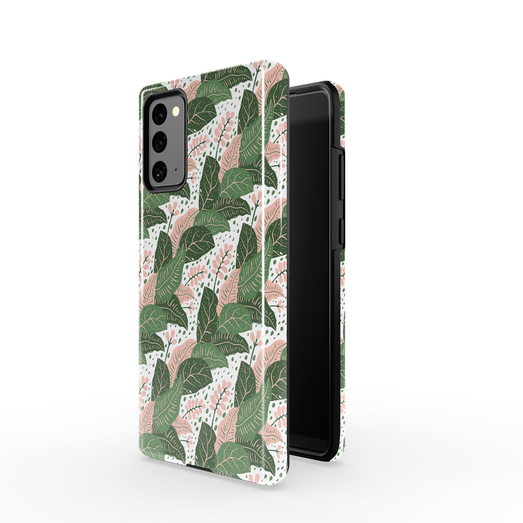 Laying in the Shade | Tropical Leaves Floral Samsung Case Tough for Galaxy Note 20 