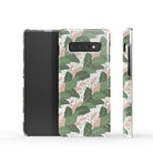 Laying in the Shade | Tropical Leaves Floral Samsung Case Slim for Galaxy S10 Plus 